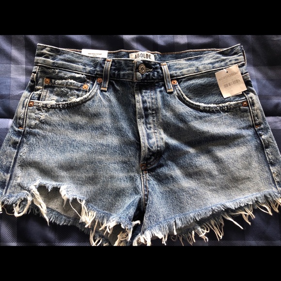 agolde parker shorts nordstrom